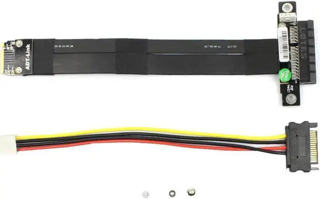 Main image of PCIe x4 3.0 PCI-E 4x To M.2 for NGFF for NVMe M Key 2280 Card Gen3.0 Cable Extender M2 PCI-Express Extension cord