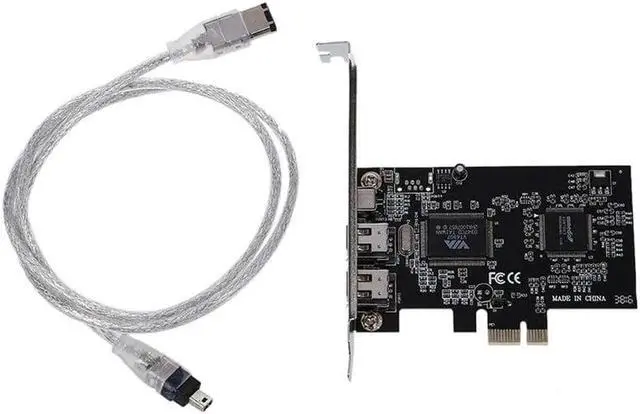 Main image of Express x1 -E FireWire 1394a IEEE1394 Controller Card 3 Port For Desktop