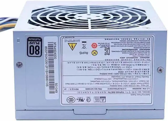 Alt view image 4 of 5 - for Q87 Q77 1070 1080Ti 14Pin 450W Power Supply FSP450-50ETN DPS-450DP HK380-16FP FSP280-40PA 54Y8899