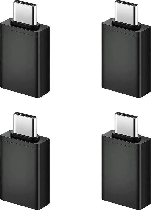 Main image of USB C to USB 3.0 Adapter Cable 4 Pack USB Female to USB C Male Adapter Fast Charging for Charger USB-C to UAB A Converter for MacBook pro Laptop PC iMac iPad air and More Type c Device