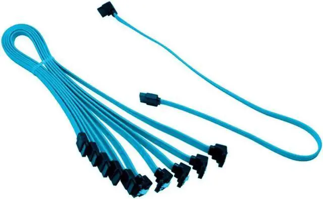 Alt view image 3 of 5 - 5pcs 18" SATA 3.0 Cable SATA3 III 6GB/s Right Angle 90 Degree for HDD Hard Drive SATA III to Right Device Cables 2020 New