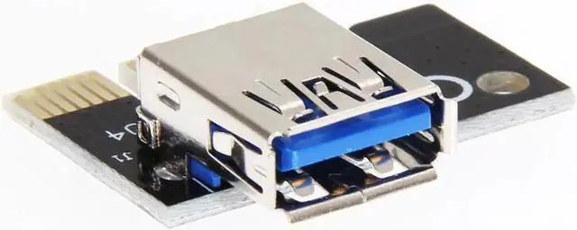 Alt view image 4 of 5 - 60cm USB 3.0 PCI-E Express Extender Riser Card Adapter SATA 15 -4Pin power cable for 1x 4x 8x 16x PCI-E slot of the motherboard