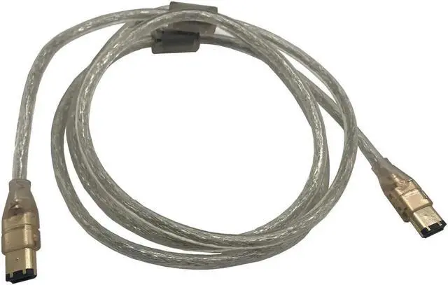 Alt view image 3 of 3 - Câble de connexion IEEE 1394 plaqué or, 1394a 6pin mâle à 6 broches mâle 6-6 broches Firewire iLink DV, de haute qualité, 1.5m 5FT