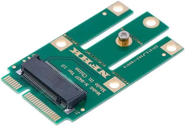 Alt view image 2 of 5 - For Wifi Bluetooth Wireless Card A+E Key A Key M.2 NGFF Wireless Module To MINI PCIE Adapter