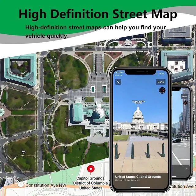 Alt view image 5 of 7 - Mini GPS Vehicle Tracker, Car GPS Tracker Portable Real Time Magnetic GPS Tracking Device, Full Global Coverage Location Tracker for Kids, Dogs, Trucks/People, No Subscription/No Monthly Fee