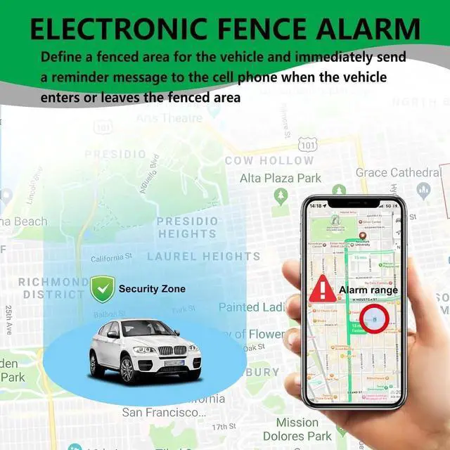 Alt view image 3 of 7 - Mini GPS Vehicle Tracker, Car GPS Tracker Portable Real Time Magnetic GPS Tracking Device, Full Global Coverage Location Tracker for Kids, Dogs, Trucks/People, No Subscription/No Monthly Fee
