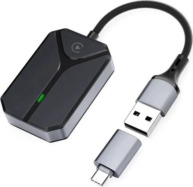 Main image of Wireless Carplay Adapter for Apple, Easily upgrade from wired to wireless Carplay, Plug and Play Carplay dongle, No lag, Automatically connects to Carplay, Works with iPhone 6 or later/iOS10+