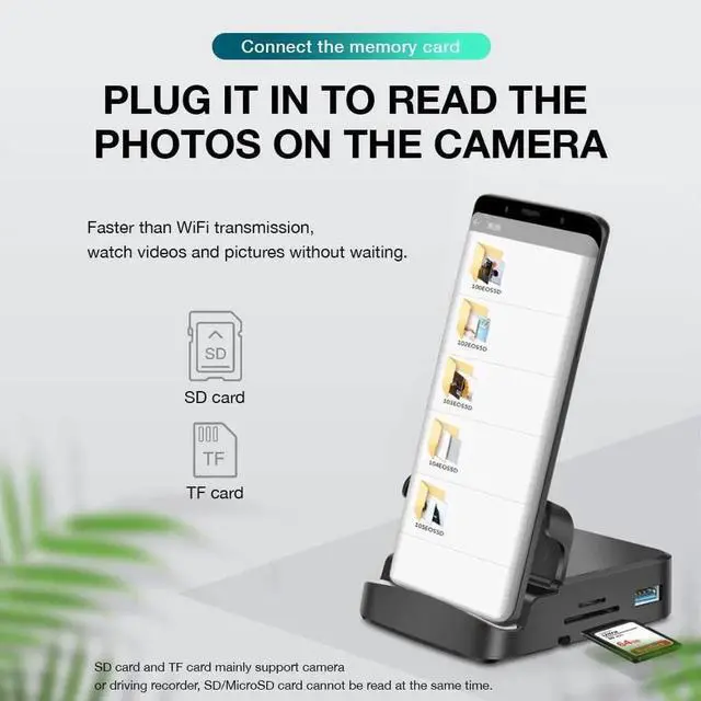 Alt view image 4 of 7 - Portable 4K HDMI Dock Station for Samsung DeX, USB C Smartphone to HDMI Docking Station, Compatible with Samsung/Huawei/MacBook/DELL/HP. (2022)