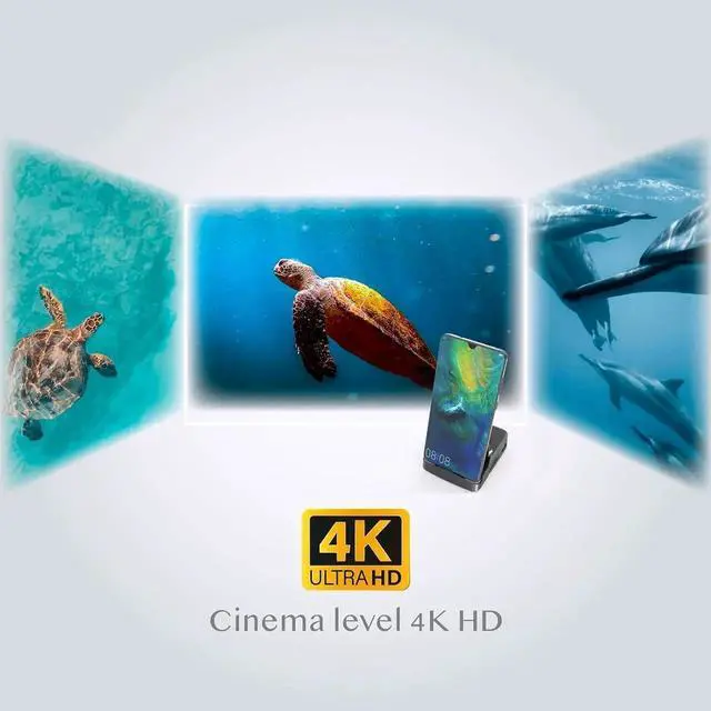 Alt view image 5 of 7 - Portable 4K HDMI Dock Station for Samsung DeX, USB C Smartphone to HDMI Docking Station, Compatible with Samsung/Huawei/MacBook/DELL/HP. (2022)