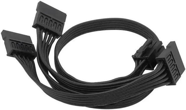 Alt view image 5 of 5 - SATA Module Hige Quality Power Cable 6Pin IDE to 3 x SATA Adapter Splitter Cable For KM3 series ATX PSU