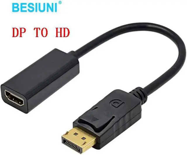 Main image of 3 in 1 DisplayPort DP To HDMI-compatible DVI VGA Adapter Cable 1084P Converter Connector For PC Projector Laptop HDTVLength: 0.5m and below (25cm)
Color: Red (DP to hdmi)