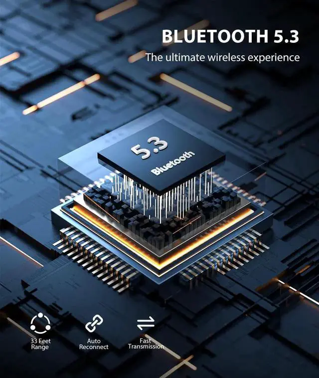 Alt view image 7 of 7 - AUX In-Car Bluetooth Adapter, [LED Screen] Bluetooth 5.3 Receiver for Speakers/Home Stereo/Corded Headphones, 3.5mm Wireless Audio Receiver for Hands-Free Calling/Music, Dual Connectivity