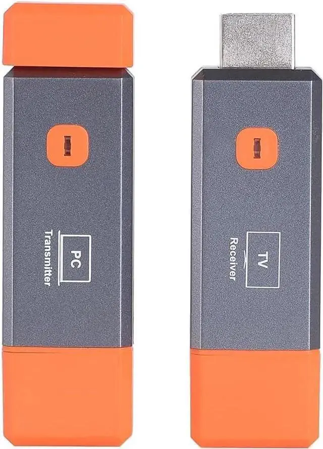 Main image of Wireless HDMI Transmitter and Receiver, 328FT/100M 2.4G/5G Wireless HDMI Extender, 4K Decoding 1080P Output for video and audio transmission from laptop/PC/TV box/projector/streaming to monitor/TV.