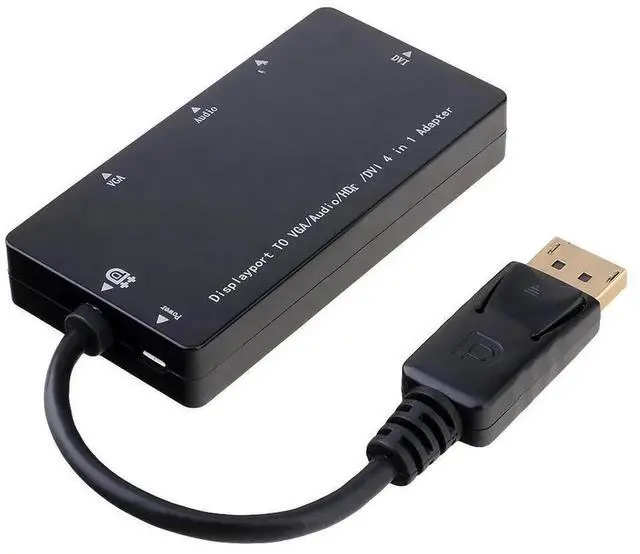 Alt view image 2 of 6 - Displayport DP To DVI HDMI-compatible VGA Audio Female Adapter Display Port Cable Converter For Apple MacBook Air ProLength: <=0.5m (0.5m and below)
Color: Grey (DP TO HD 4K)