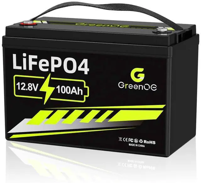 Main image of GreenOE 12V 100Ah LiFePO4 Battery Group 31 With Built-in 100A BMS For RV Home