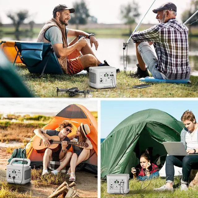 Alt view image 7 of 7 - GreenOE 294Wh Portable Power Station LFP Battery Fast Charging Solar Generator