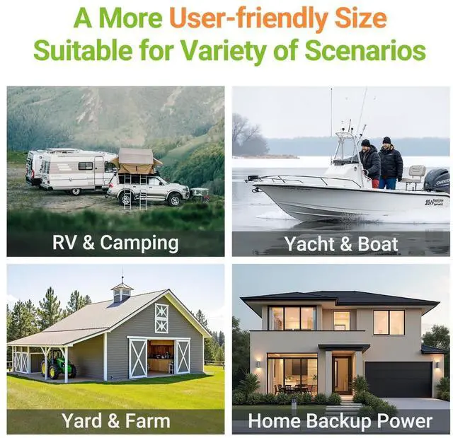 Alt view image 6 of 7 - GreenOE 12V 100Ah LiFePO4 Battery Group 31 With Built-in 100A BMS For Trailer