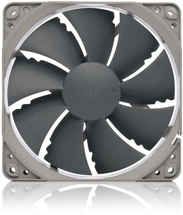 Alt view image 9 of 13 - Noctua NF-P12 redux-1700 PWM, High Performance Cooling Fan, 4-Pin, 1700 RPM (120mm, Grey)