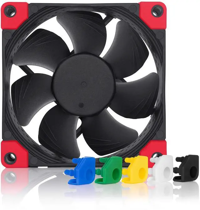 Alt view image 8 of 13 - Noctua NF-A8 PWM chromax.black.swap, Premium Quiet Fan, 4-Pin (80mm, Black)