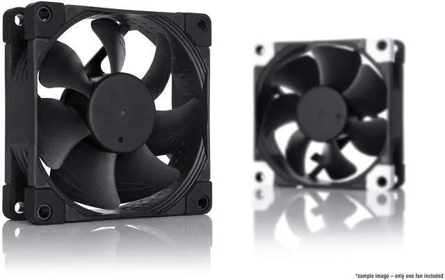 Alt view image 13 of 13 - Noctua NF-A8 PWM chromax.black.swap, Premium Quiet Fan, 4-Pin (80mm, Black)