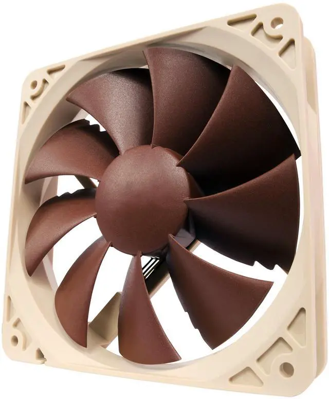 Alt view image 6 of 8 - Noctua NF-P12 PWM, Premium Quiet Fan, 4-Pin (120mm, Brown)