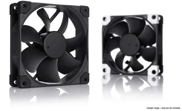 Alt view image 14 of 15 - Noctua NF-A9 PWM chromax.black.swap, Premium Quiet Fan, 4-Pin (92mm, Black)