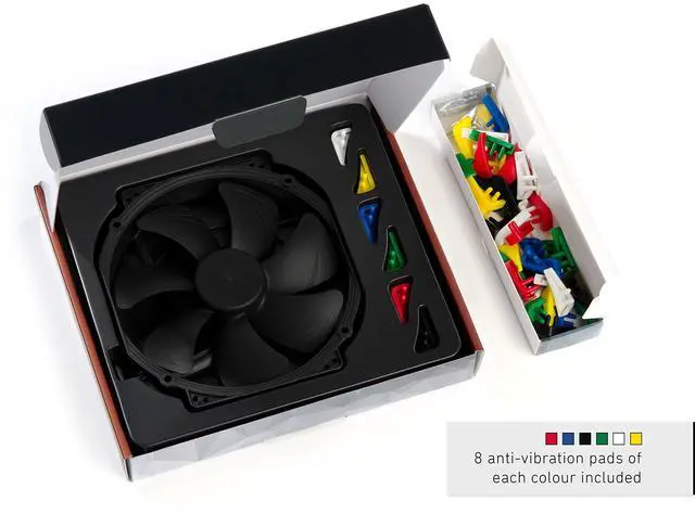 Alt view image 9 of 10 - Noctua NF-A15 HS-PWM chromax.black.swap, Premium Quiet Fan, 4-Pin (140mm, Black)
