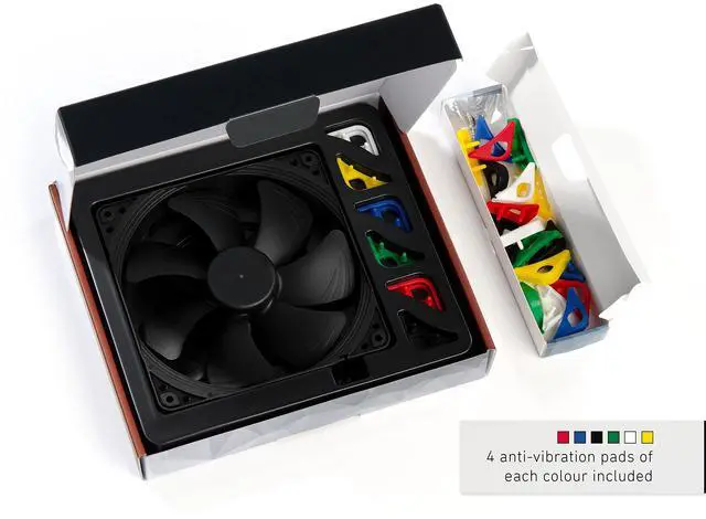 Alt view image 14 of 15 - Noctua NF-A14 PWM chromax.Black.swap, Premium Quiet Fan, 4-Pin (140mm, Black)