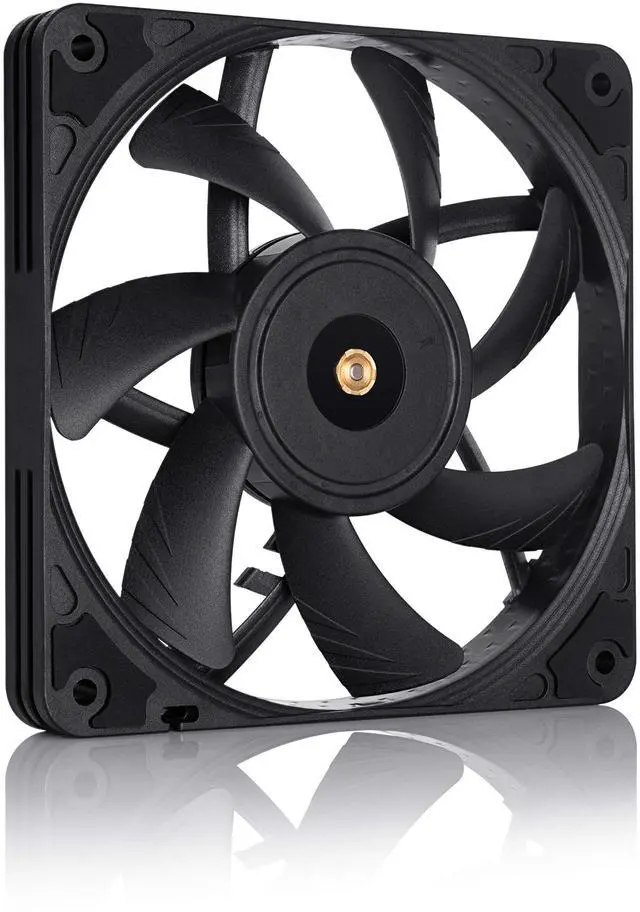 Alt view image 8 of 12 - Noctua NF-A12x15 PWM chromax.Black.swap, Premium Quiet Slim Fan, 4-Pin (120x15mm, Black)