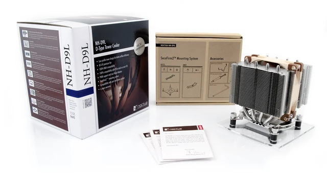 Alt view image 3 of 6 - Noctua NH-D9L, Quiet High-Performance Dual-Tower CPU Cooler | Compact 110mm Height, ITX SFF Low-Noise Cooling, For Intel & AMD, 92mm Fan, 100% RAM Compatibility, Rich Accessory Kit
