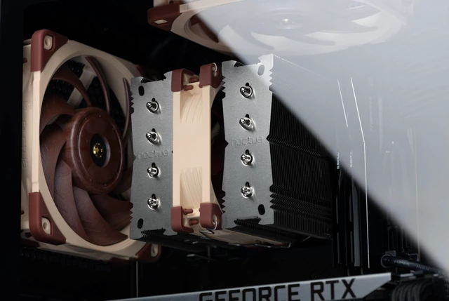 Alt view image 5 of 6 - Noctua NH-D9L, Quiet High-Performance Dual-Tower CPU Cooler | Compact 110mm Height, ITX SFF Low-Noise Cooling, For Intel & AMD, 92mm Fan, 100% RAM Compatibility, Rich Accessory Kit