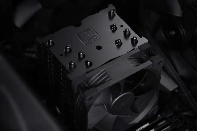 Alt view image 6 of 6 - NH-U9S chromax.Black, 92mm Single-Tower CPU Cooler (Black)