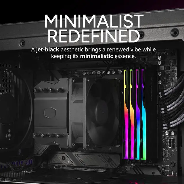 Alt view image 2 of 8 - Cooler Master Hyper 411 Nano CPU Air Cooler, SickleFlow 92 PWM Fan, 4 Copper Heat Pipes, 136mm Tall, Sleek Top Cover, AMD Ryzen AM5|AM4, Intel LGA 1851|1700 Brackets