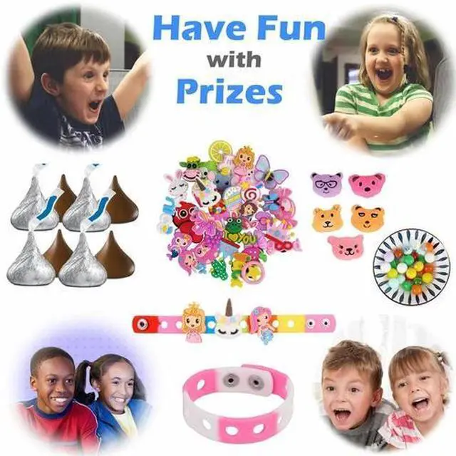 Alt view image 2 of 6 - Arcade Claw Machine Candy Crane Game Toy for Kids with 50 Mini Toys Pink Color