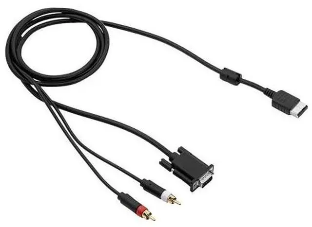 Alt view image 2 of 7 - SEGA Dreamcast VGA High Definition Cable RCA Sound Adapter HD box PAL NTSC NEW