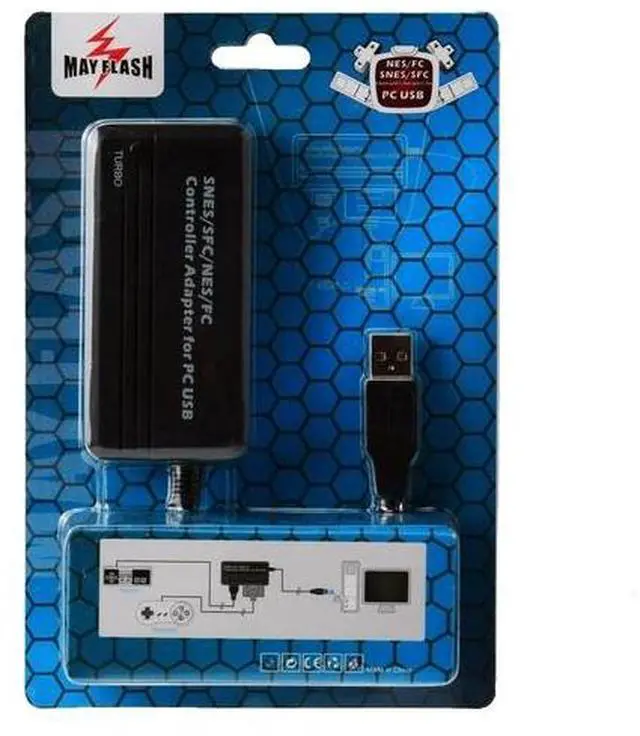Main image of Mayflash Adapter for SNES SFC NES FC Controller to PC USB