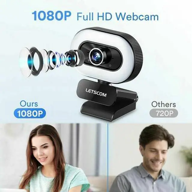 Alt view image 3 of 7 - 1080P Webcam HD USB PC Desktop Laptop Web Camera Microphone Video Record FHD OG