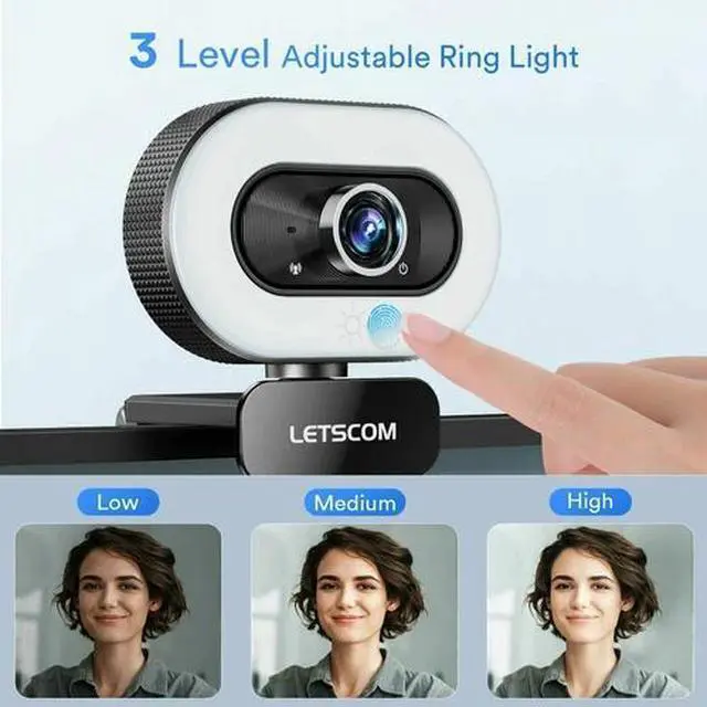 Alt view image 2 of 7 - 1080P Webcam HD USB PC Desktop Laptop Web Camera Microphone Video Record FHD OG
