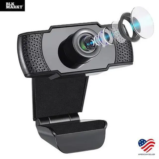 Alt view image 4 of 7 - Webcam HD with Microphone Web Camera USB 2.0 for PC MAC Desktop Laptop Computer