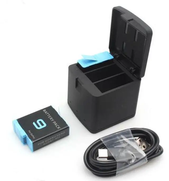 Main image of 3-Channel Battery Charger & 2 Pack Battery For GoPro Hero 9 10 Black ADDBD-001