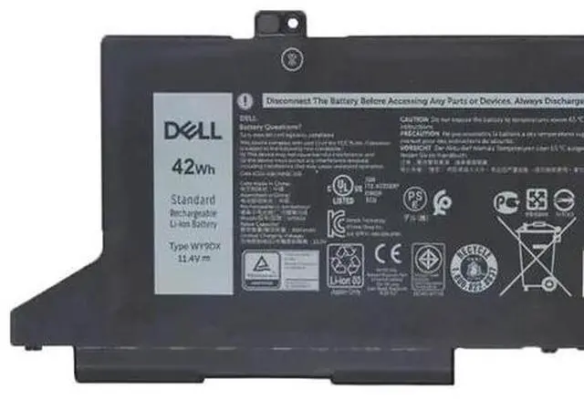 Alt view image 2 of 5 - Genuine 42Wh WY9DX Battery For Dell Latitude 14 5420 15 5520 Precision 15 3560