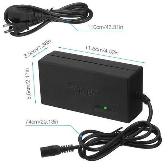 Alt view image 7 of 7 - 96W Universal Laptop Charger Adapter For Notebook 12-24V Adjustable Power Supply
