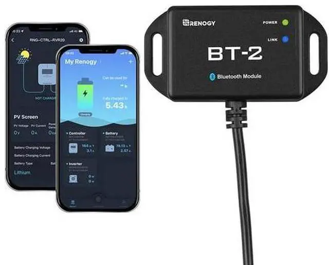 Main image of Renogy BT-2 Bluetooth Module RJ45 Communication Port RS485 Wirelessly Monitor