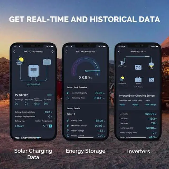 Alt view image 7 of 7 - Renogy BT-2 Bluetooth Module RJ45 Communication Port RS485 Wirelessly Monitor