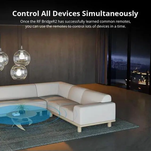 Alt view image 5 of 7 - SONOFF RF Bridge R2 433MHz Wireless Gateway Smart Home Switch Remote Controller