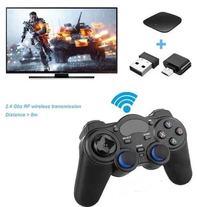 Alt view image 3 of 7 - USB Wireless Gaming Controller Gamepad for PC-Laptop Computer&PS3&Android&Steam
