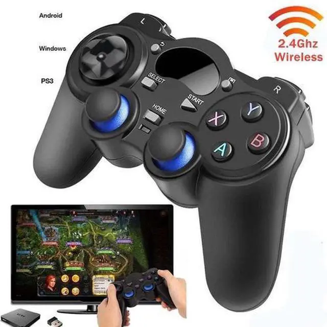 Alt view image 2 of 7 - USB Wireless Gaming Controller Gamepad for PC-Laptop Computer&PS3&Android&Steam