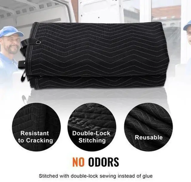 Alt view image 4 of 7 - Sound Dampening Blanket 96" x 80" Studio Grommeted Blanket Acoustic