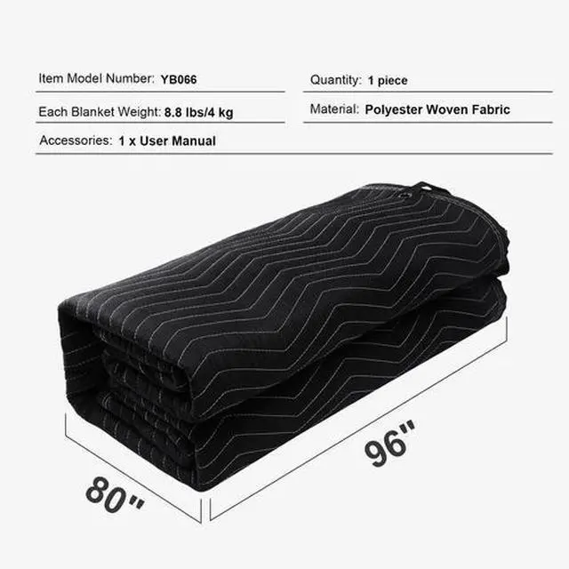 Alt view image 7 of 7 - Sound Dampening Blanket 96" x 80" Studio Grommeted Blanket Acoustic