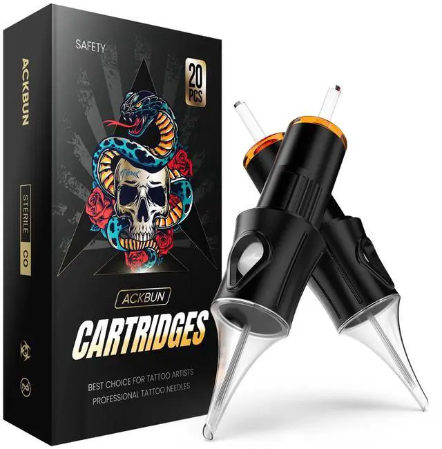 Main image of 20 Pcs 1214RS Tattoo Cartridge Needles - #12 Standard Round Shader Tattoo Needles Pro Sterilization and Safety for Tattoo Pen
